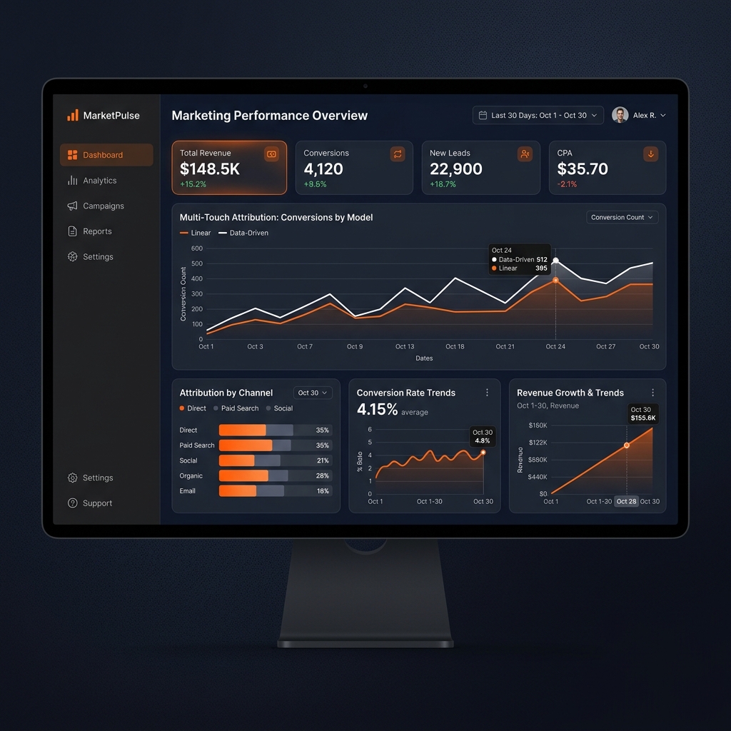 Funnel Attribution Dashboard